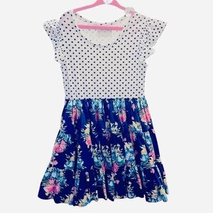 ELEANOR ROSE French Roses Flowy Spring Dress- Size 4-5